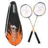 REGAIL 8019 2 in1 Carbon Durable Badminton Racket with Tote Bag
