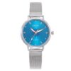 GAIETY Dial Flowers Metal Band Quartz Watch