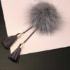 Fur Ball Brooch Chain Tassel Brooch For Women