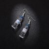 Personalized Mineral Water Bottles Earring Cute Simple and Elegant Earring