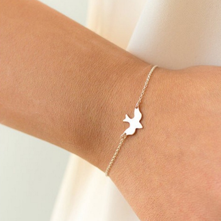 Women Peace Dove Bracelets Extreme Simplicity Choker Bracelet