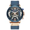 CURREN M8329 Casual Sport Leather Watch for Men