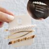 Fashion Jewelry Hairpins Clips Plated Women Pearl Hair Clips Bridal Headdress