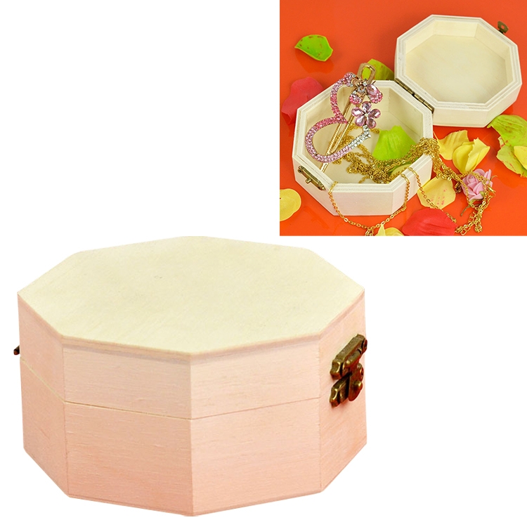 Octagon Jewelry Finishing Storage Wooden Box Packaging Gift Box