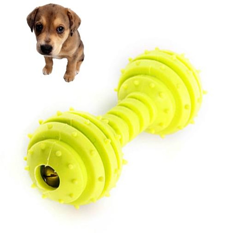 Pet TPR Bite-resistant Toys Safe Non-toxic Dumbbells Molar Toys