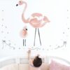 Children Room Balloon Flamingo Cartoon Wall Stickers Kindergarten Early Education Center Decoration Painting
