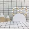 Solid Wood Macarons Beads String Rabbit Ears Ornaments Children Photography Props