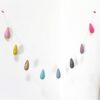 Felt Raindrop Wall Hangings Children Room Children Clothing Store Photography Props