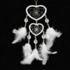 Dreamcatcher Pendant Up And Down Double Ring Peach Heart Dream Catcher