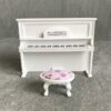 1:12 Mini House Toy Simulatio Piano and Bench