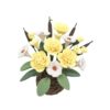 1:12 Mini House Toy Simulation Carnation Model Decoration for Balcony Living Room
