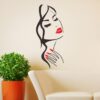 Beauty Studio Personality Creative Beauty Portrait Carved Wall Stickers