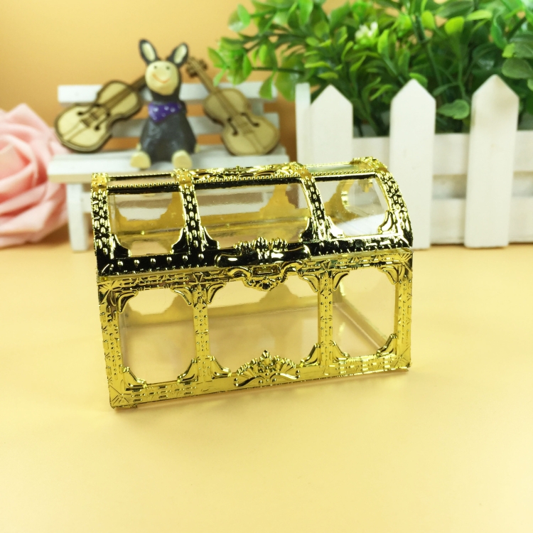 2 PCS Mini Jewelry Storage Box Princess Style Decoration Box Gift Candy Storage Box