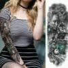 Large Arm Sleeve Waterproof Temporary Tattoo Sticker