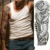 Large Arm Sleeve Waterproof Temporary Tattoo Sticker