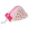 Triangle Plush Fruit Creative Three-dimensional Cute Children Change Bag Key Bag Gift