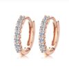 S925 Sterling Silver Jewelry Earrings Inlaid Zircon Earrings