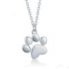 S925 Sterling silver Necklace Cute Pet Imprint Necklace