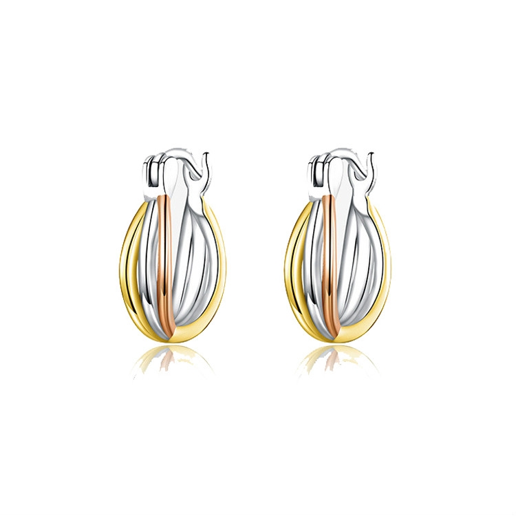 S925 Sterling Silver Simple Earrings Elegant Ladies Earrings