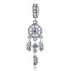 S925 Sterling Silver Dream Catcher Beads DIY Bracelet Accessories