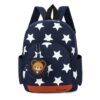 Nylon Stars Printing Kindergarten Children Backpack Schoolbag