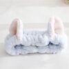 Cute Elastic Cat Ears Headbands Women Girls Makeup Face Washing Headband Hairdo Facial Mask Headwrap Hairband Hair Accessory