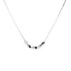 925 Sterling Silver Peas Necklace Rice Clavicle Chain