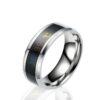 Smart Temperature Ring Stainless Steel Personalized Temperature Display Couple Ring