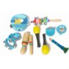 10 in 1 Children Musical Instrument Combination Wooden Early Education Baby Musical Instrument Toys