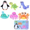 DUOQU Children Early Education Picture Puzzle Toy Box Set