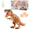 Electric Spray Egg Laying Dinosaur Toy Can Project Dinosaur Model