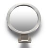Bathroom Suction Cup Anti-Fog Mirror Aluminum Alloy With Hook Round Mirror