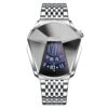 BINBONG 01 Men Locomotive Concept Diamond Dial Quartz Watch