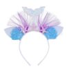 Rainbow Mermaid Headband Children Party Hair Accessories Net Gauze Flower Animal Hair Accessories