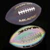 MILACHIC Fluorescent Reflective PU Material American Football