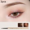 3 PCS MAYCHEER 3117 Small Gold Bars Double Eyebrow Pencil Thin Head Waterproof Non-bleeding Eyebrow Pencil