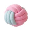 Cotton Rope Dog Molar Teeth Cleaning Toy Candy Color Woven Cotton Rope
