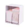 HZ006 Desktop Transparent Double-Layer Cotton Swabs And Dustproof Storage Box With Lid