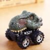 3 PCS Children's Gift Dinosaur Toy Car Model Pull Back Mini Toy Car