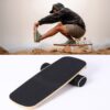Surfing Ski Balance Board Roller Wooden Yoga Board