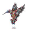 Inlaid Bee Bird Brooch Personality Clothing Pins Scarf Buckle