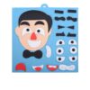 DIY Emotion Puzzle Toys Creative Non-woven Facial Expression Stickers Kids Educational Learning Toys
