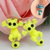 1 Pair Fashion Classic Kitten Animal Jewelry Cute Cat Stud Earrings for Girls
