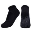 2 Pairs Combed Cotton Yoga Socks Towel Bottom Reveal Round Head Dance Fitness Sports Flooring Socks