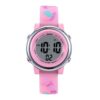 JNEW A86628 Student Cartoon 3D Butterfly Multi-Function Waterproof LED Sports Electronic Watch