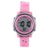 JNEW A380-86576 Student Cartoon Flamingo Waterproof Luminous Multifunction LED Electronic Watch