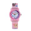 JNEW A335-86264 Children Cartoon 3D Kitten Catching Fish Silicone Waterproof Quartz Watch