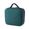 Waterproof Cosmetic Box With Partitions Cosmetic Bag Large-Capacity Rhombic PU Cosmetic Storage Box