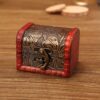 3 PCS Retro Wooden Jewellery Dustproof Storage Box Indoor Shooting Props