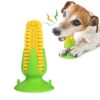 Pet Supplies Suction Cup Corn Sounding Dog Toy Molar Stick Chewing Dog Toothbrush